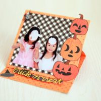 Halloween-Easel Photo Card-Reiko Tsuchida
